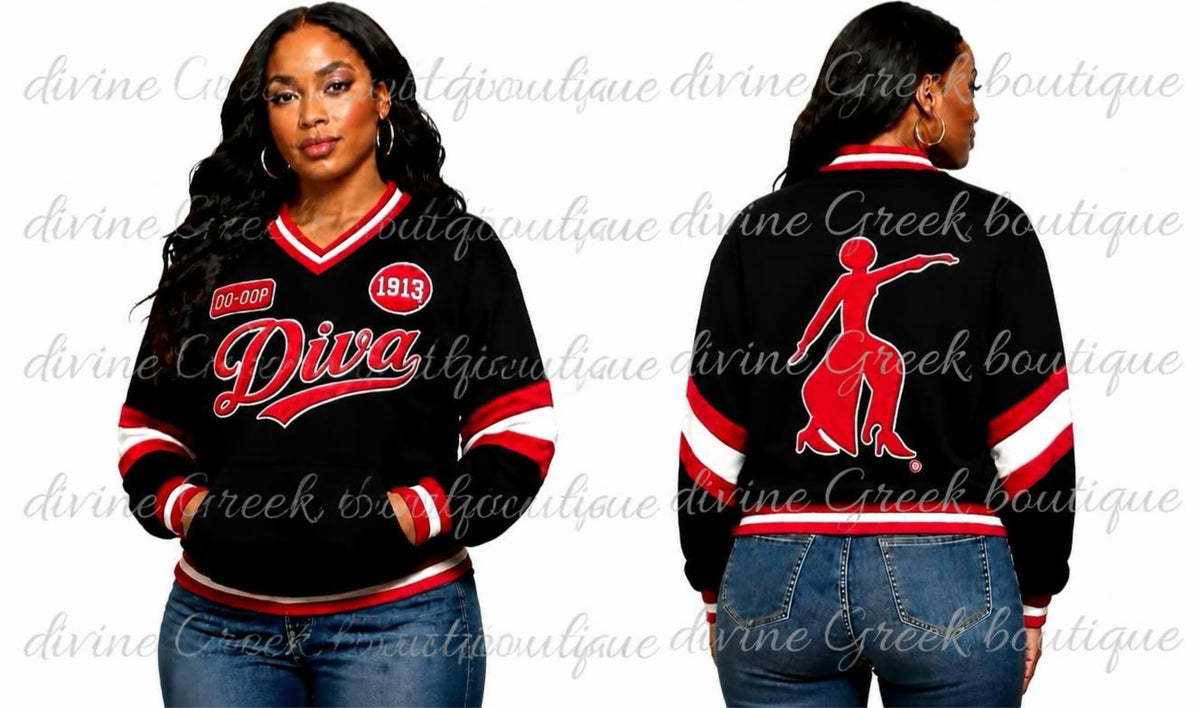 Delta Sigma Theta pullover with pockets