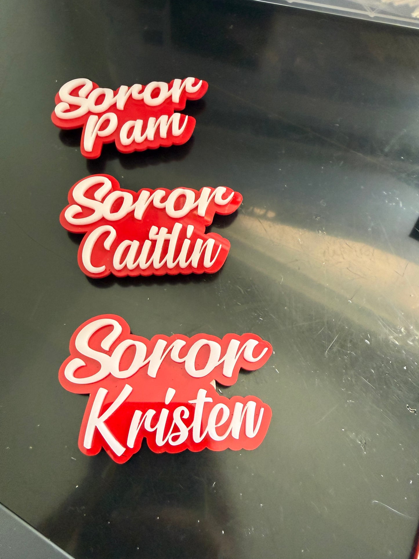 Soror name tags