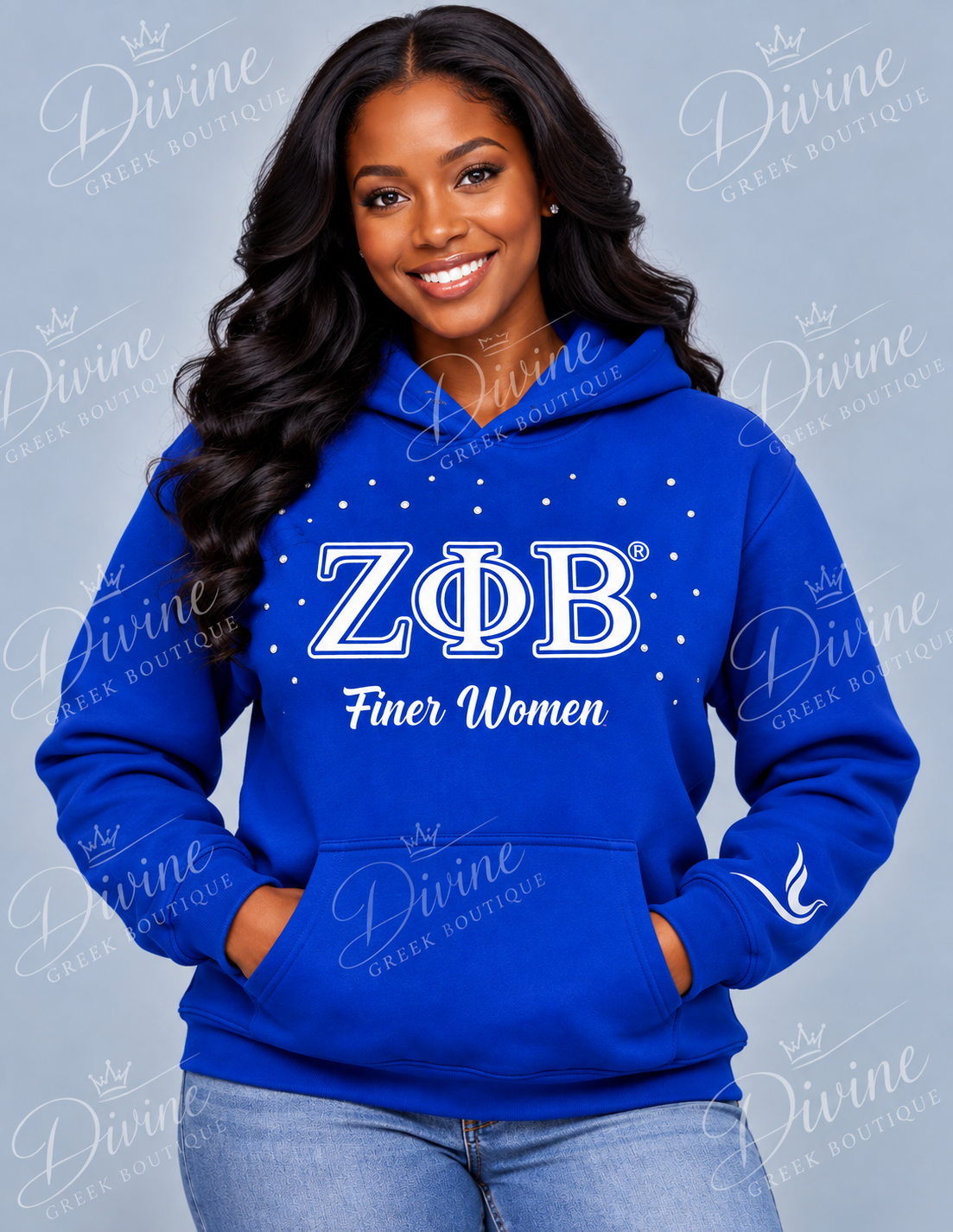 Zeta Phi Beta Oversized Hoodie