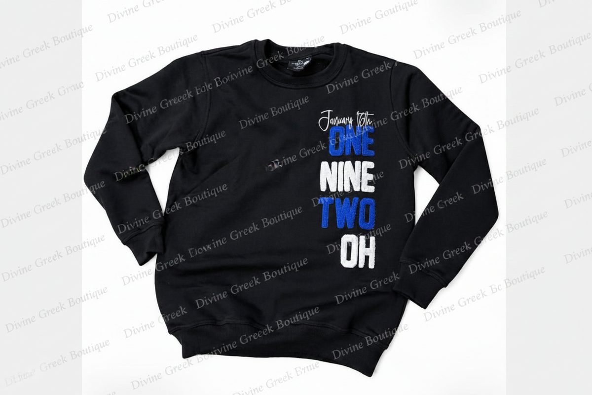 Zeta Phi Beta chenille sweatshirt