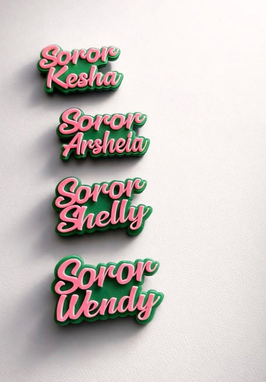 Soror name tags