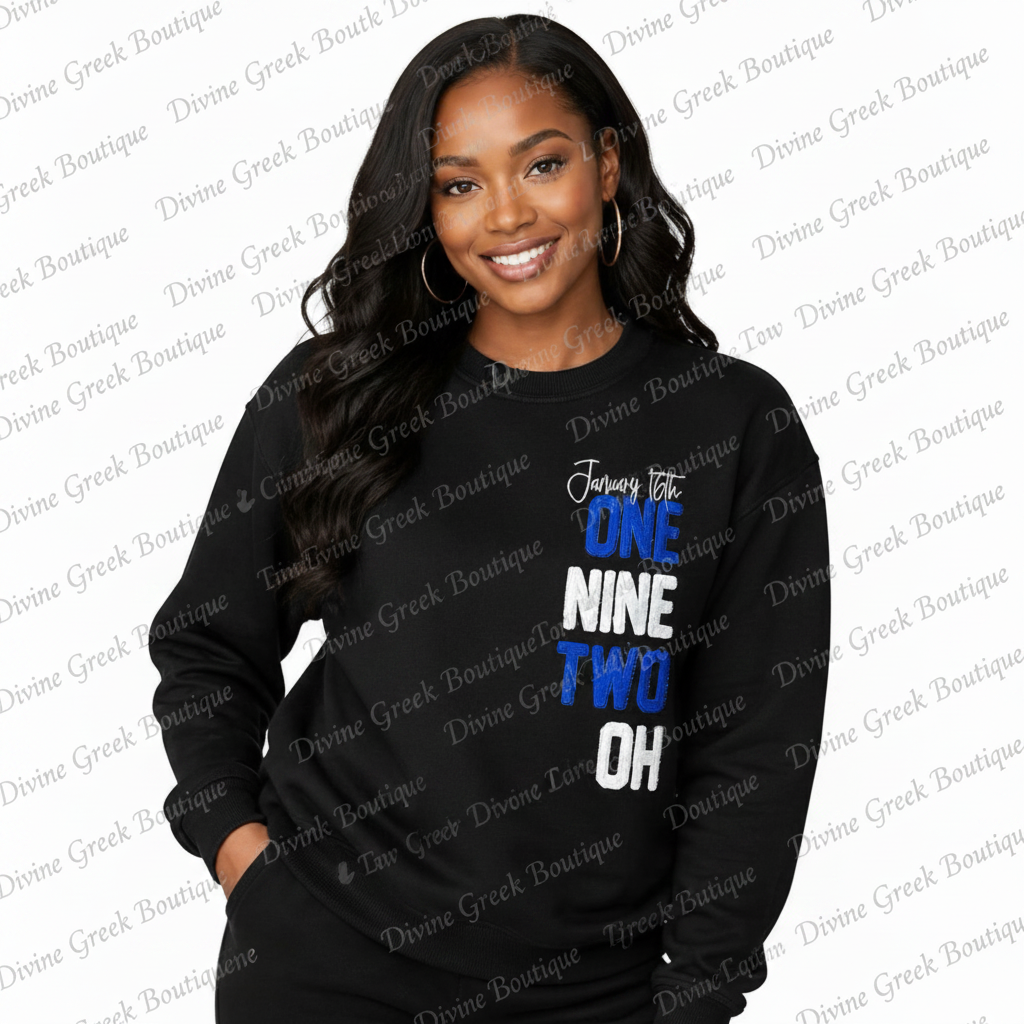 Zeta Phi Beta chenille sweatshirt