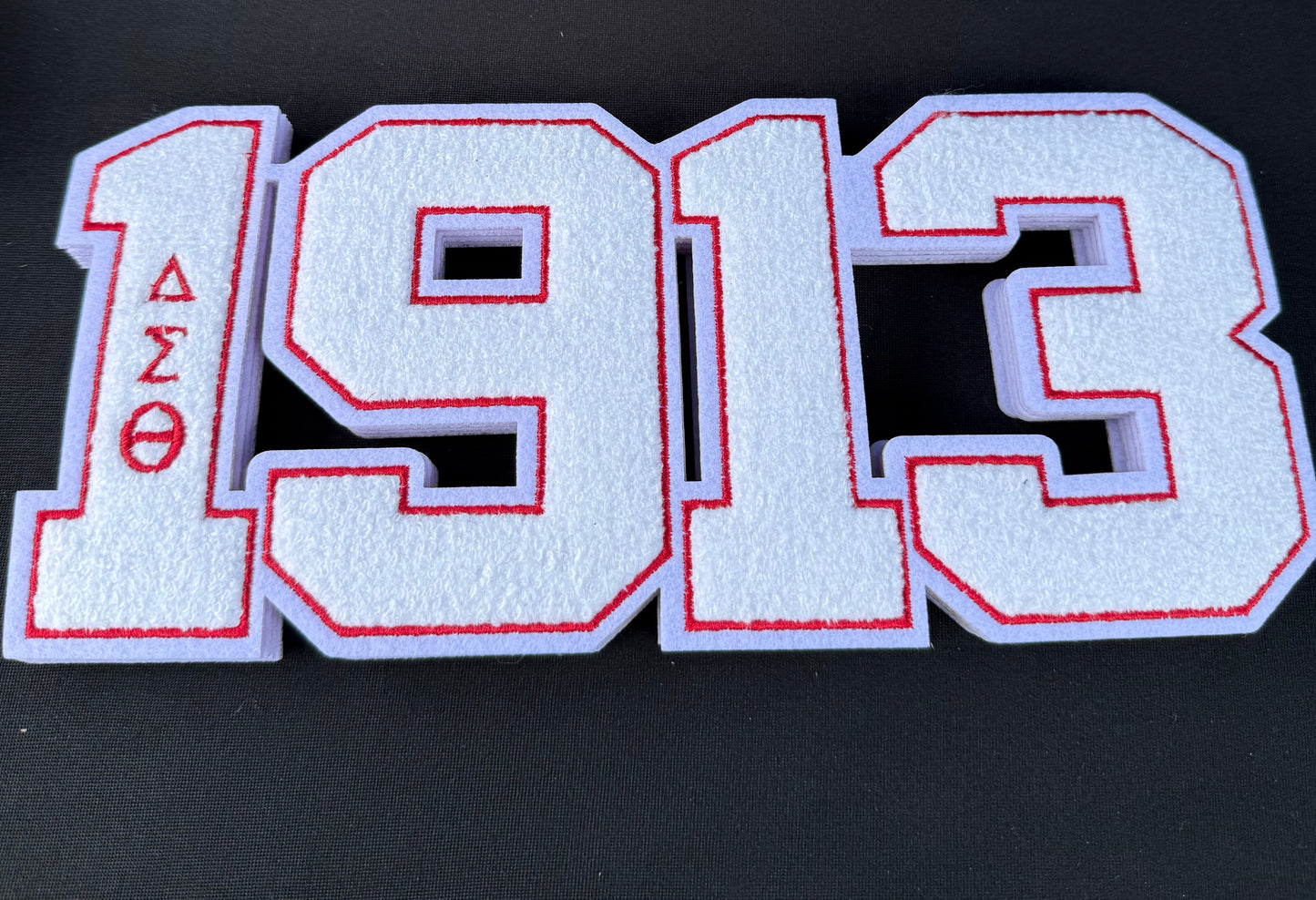 Delta Sigma Theta 1913 chenille patch
