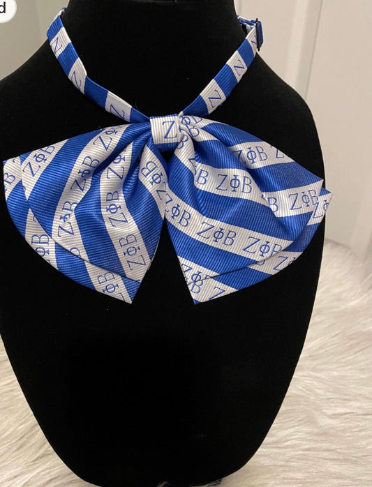 Zeta Phi Beta adjustable bow tie