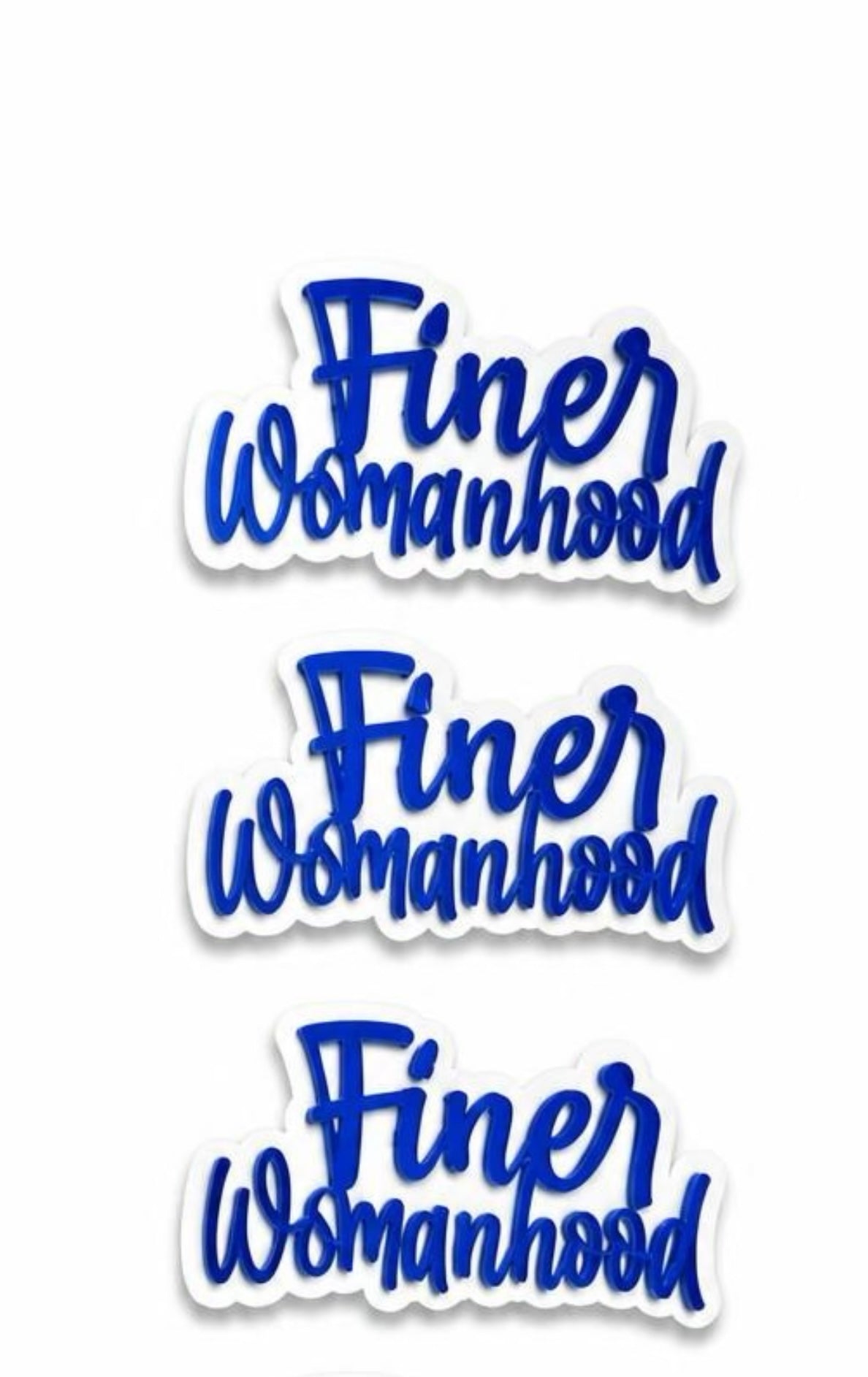 Finer womanhood brooch