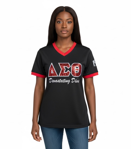 Delta Sigma Theta sequence unisex V-neck shirt