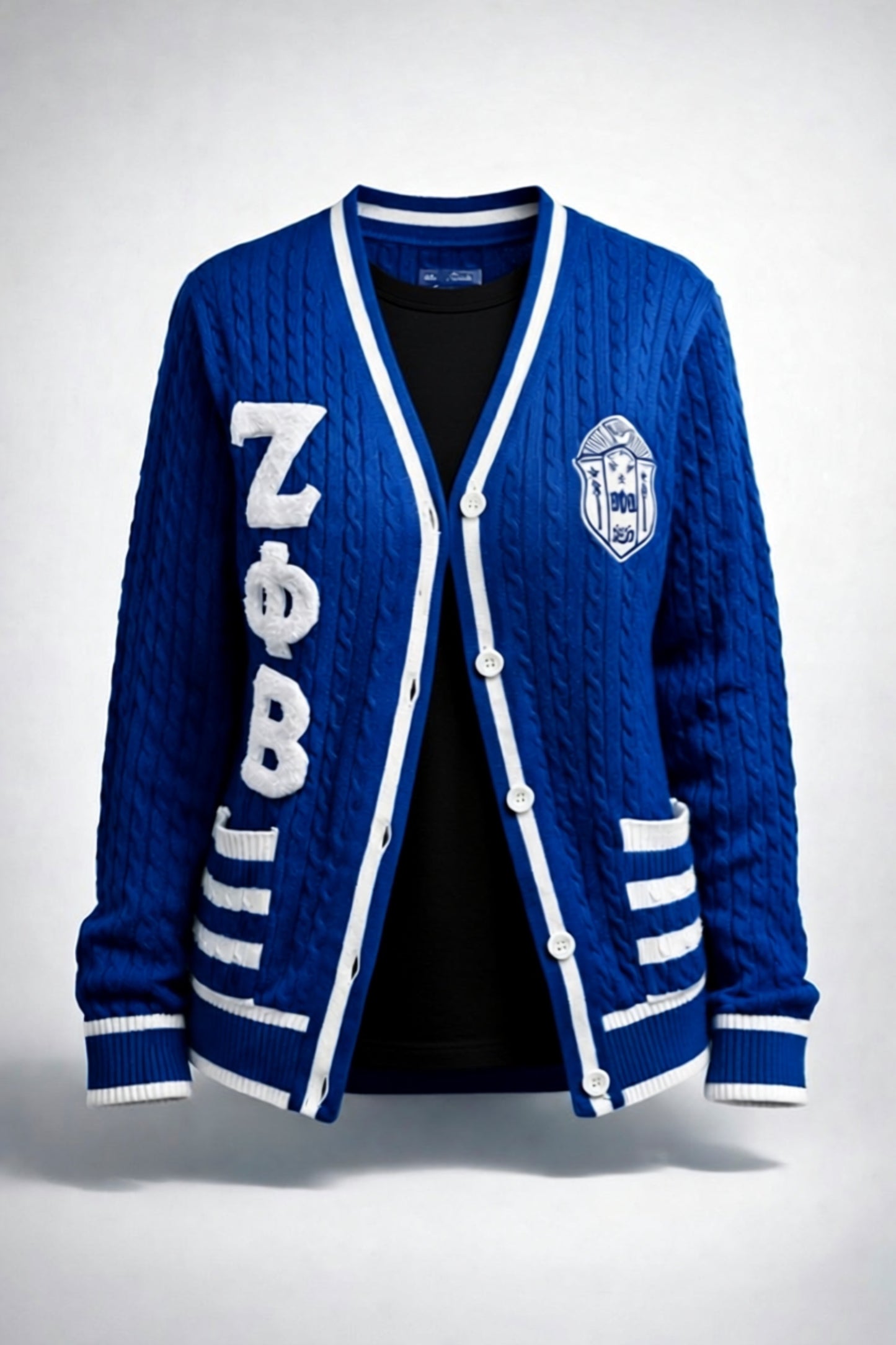 Zeta Phi Beta cardigan
