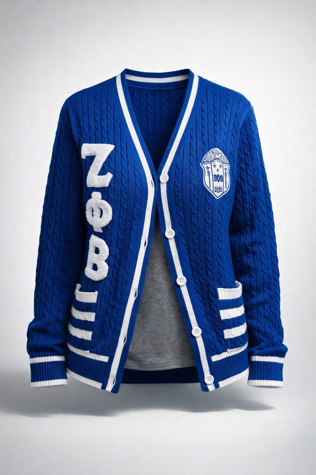 Zeta Phi Beta cardigan