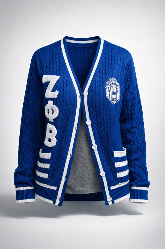 Zeta Phi Beta cardigan