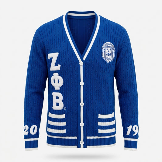 Zeta Phi Beta cardigan