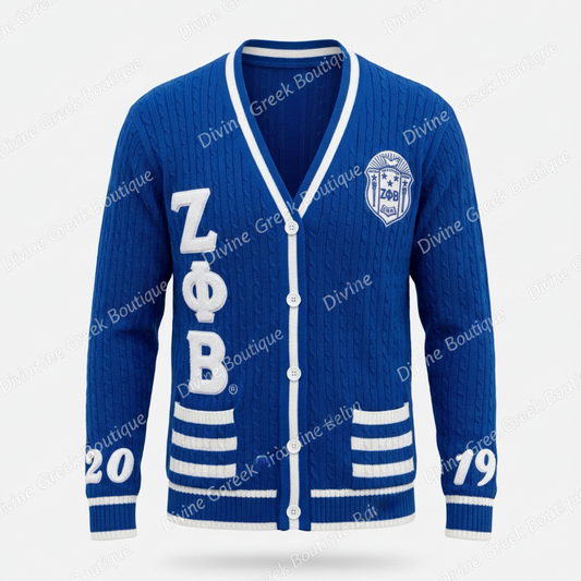 Zeta Phi Beta cardigan