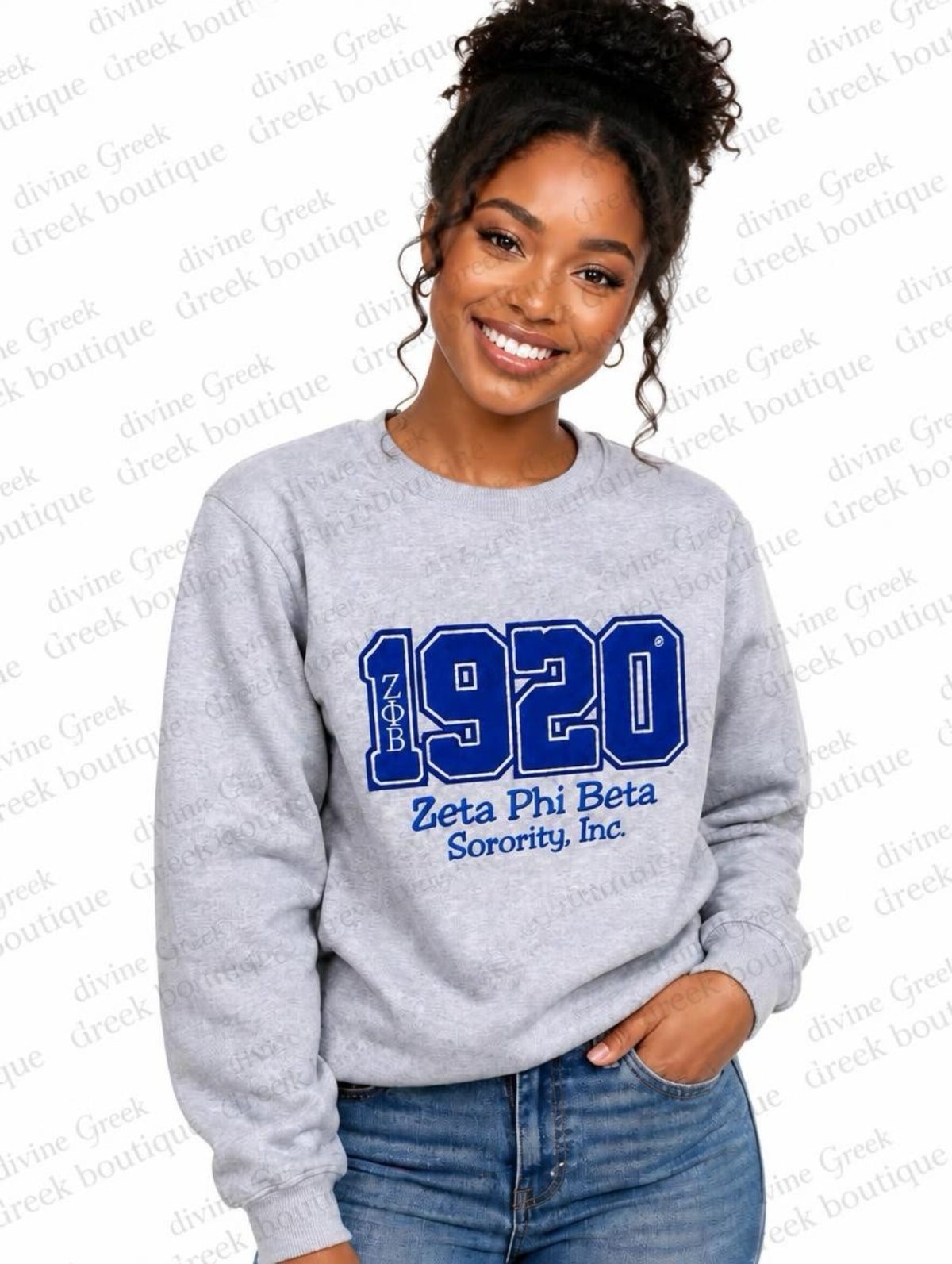 Zeta Phi Beta crew neck/sweatshirt