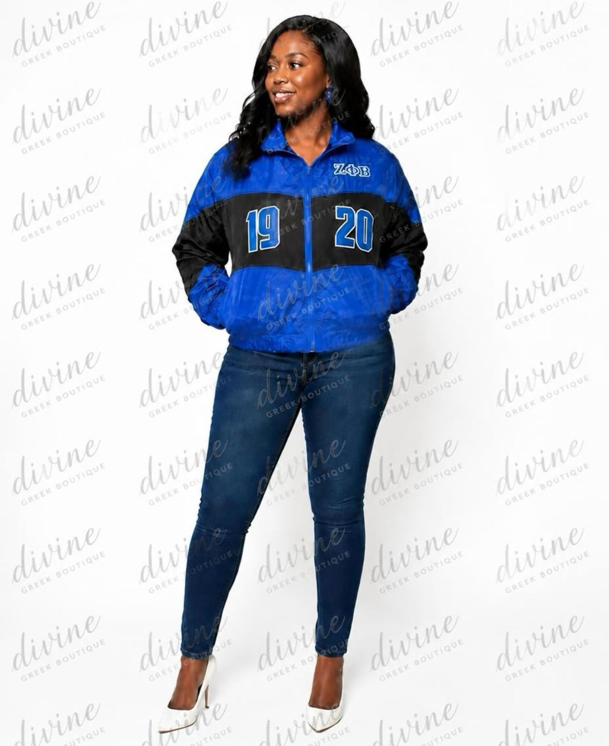Zeta Phi Beta unisex cropped jacket