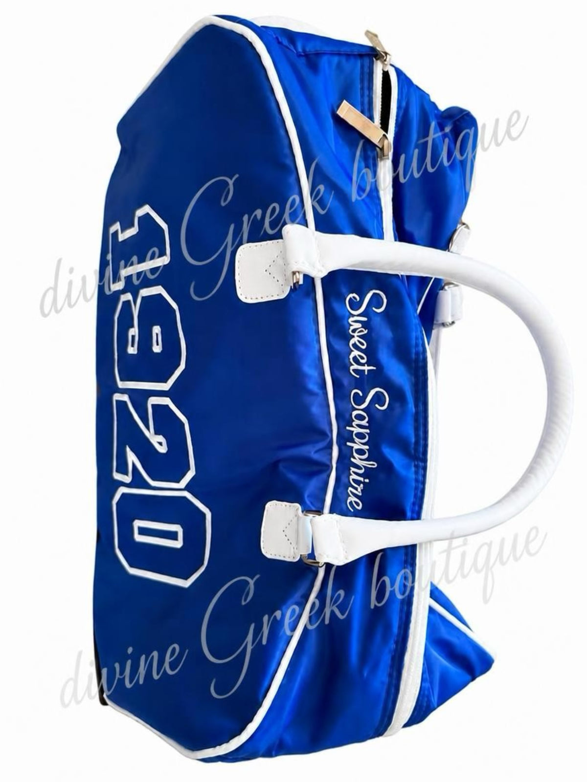 Zeta Phi Beta embroidered trolley bags