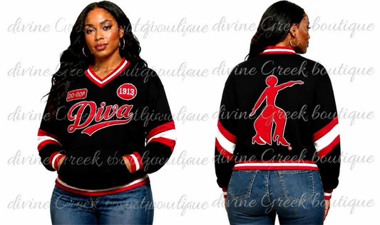 Delta Sigma Theta pullover with pockets